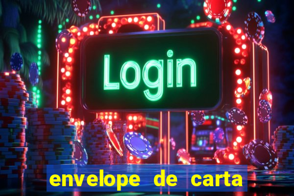 envelope de carta para imprimir